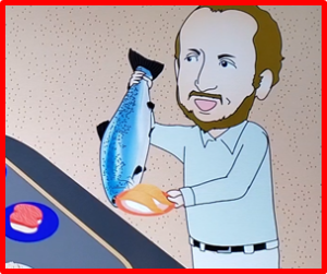 回転寿司で鮭をなぜ英語表示のサーモンに名前を変えている